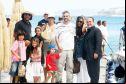 Alejandro Inarritu Alfonso Cuaron e famiglie al loro arrivo a Ichia P Vicedomini