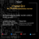 Anup Jalota Presents 7th MWFIFF 2024!! Call For Entries for 7th MWFIFF are OPEN NOW!!!