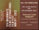 Anup Jalota Presents 5th Moonwhite Films International Film Fest - MWFIFF Final Closing DEADLINE 6th October 2022.