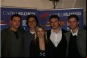 Mélanie Laurent et L'équipe de Inglourious Basterds au festival de Capri le 31 décembre 2008